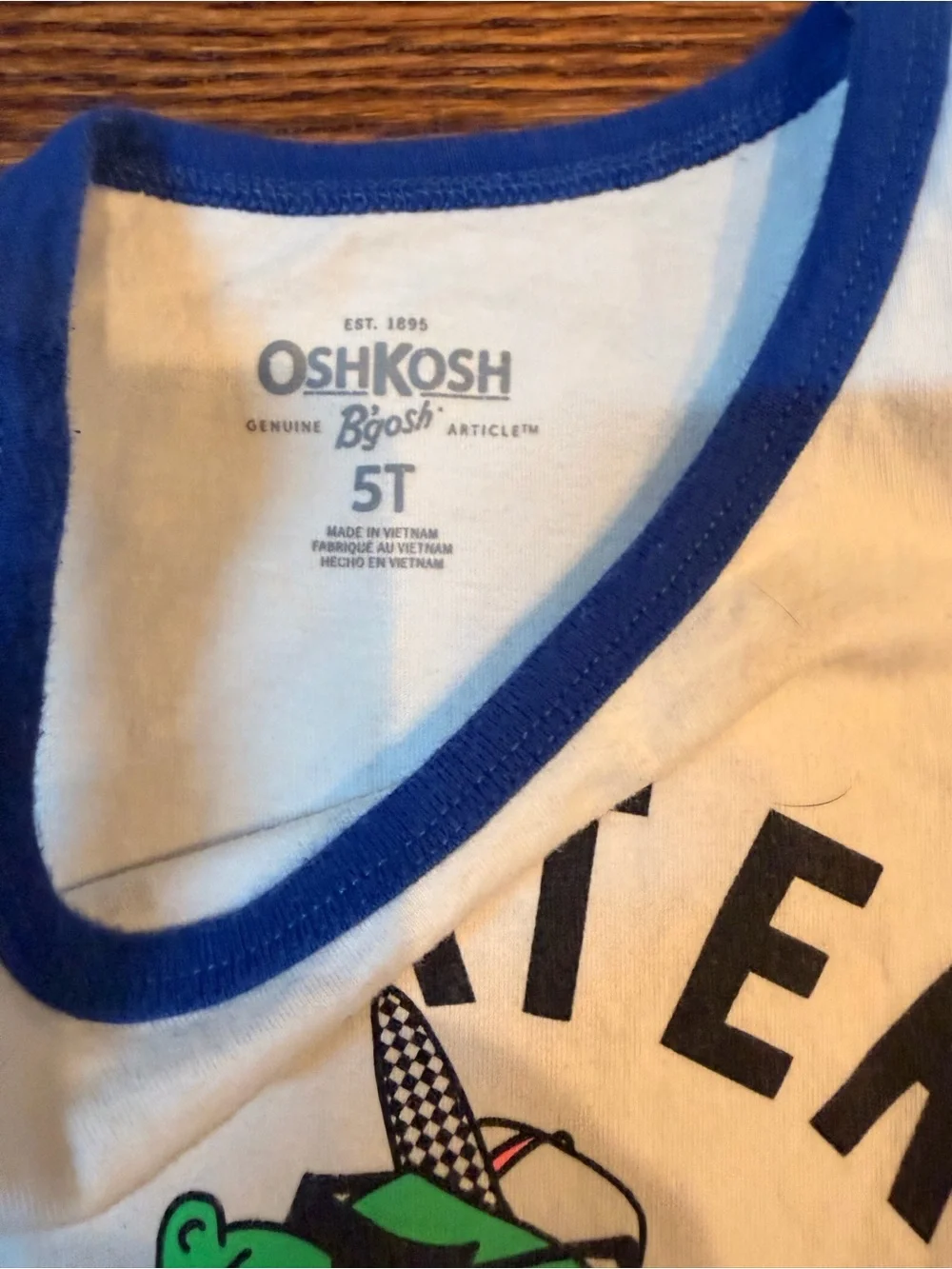 Old Navy Boys Blue & White Graphic Tank & Tee Trio